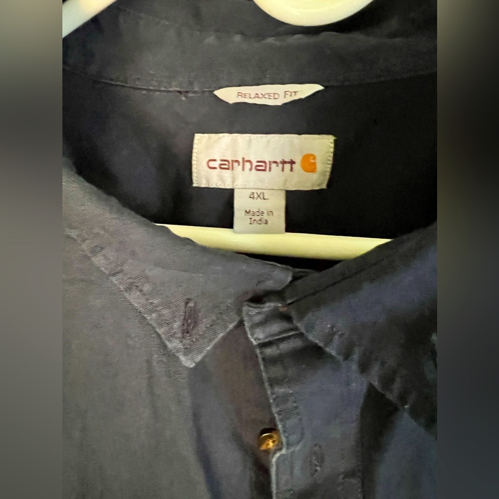 Carhartt mens relaxed fit work button down.